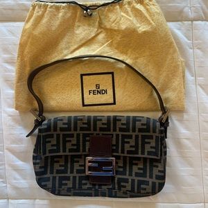 Vintage Fendi Zucca Baguette